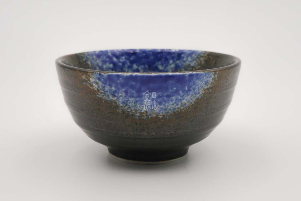 藍吹4"雙線碗